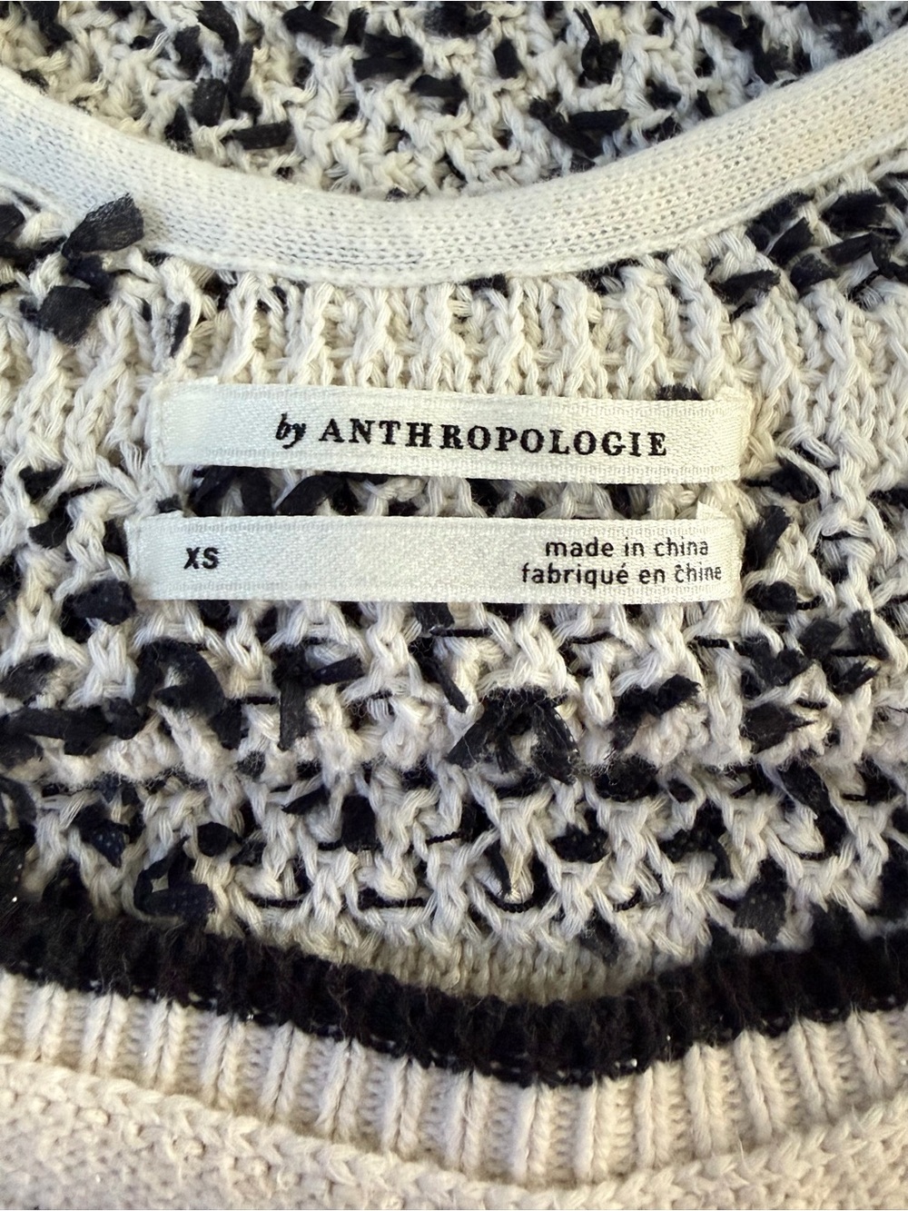 Anthropologie Pilcro Open Back Sweater Tank Contemporary Knit XS - Picture 8 of 11